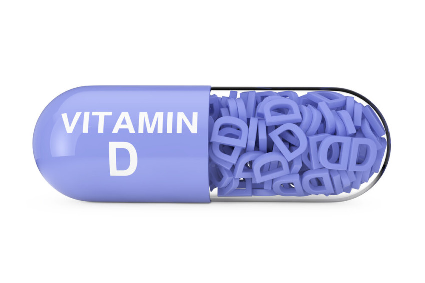 Kapsulová tabletka vitamínu D