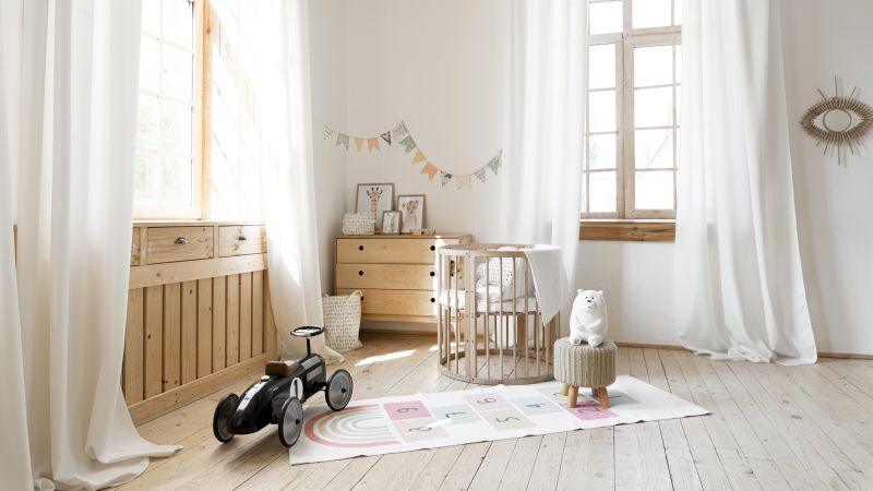 nábytok a hračky v detskej izbe